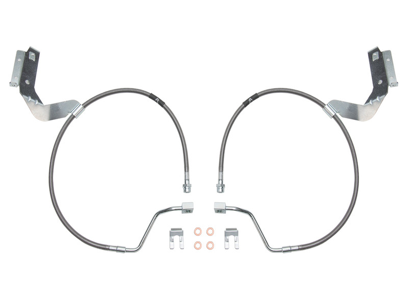 ICON Super Duty Front 4.5 and 7" Extended SS Brake Line Kit - 61110