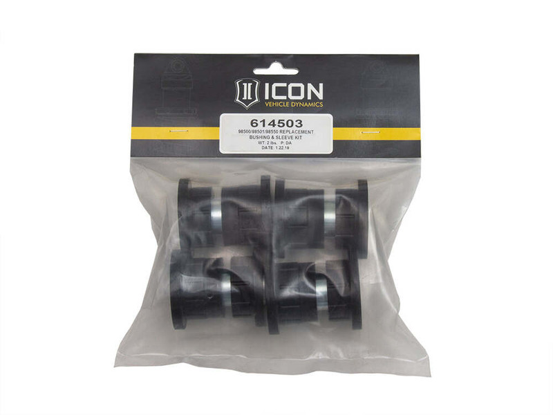 ICON (98500/98501/98550) UCA Replacement Bushing & Sleeve Kit - 614503