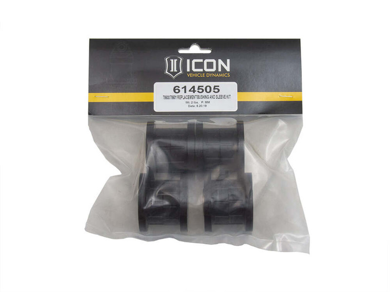 ICON (78600/78601) UCA Replacement Bushing & Sleeve Kit - 614505