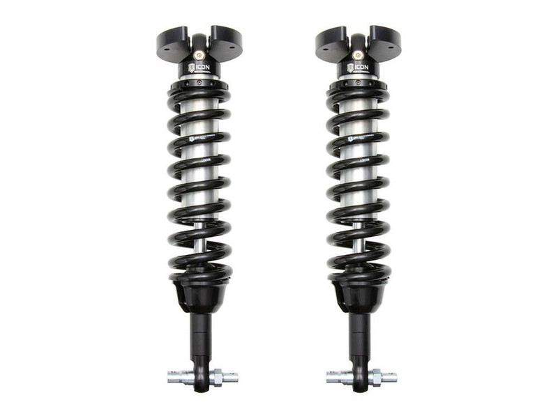 ICON 1.5-3.5" Lift, Front, V.S. 2.5 Series Coilover Kit, Extended Travel, Internal Reservoir, Pair for 19-26 Silverado/Sierra 1500 - 71606