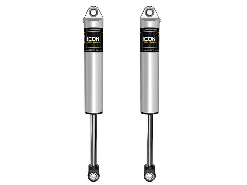 ICON 0-1" Lift, Rear 2.5 VS Shocks, Pair for 2001+ GM 2500/3500 HD - 77601P