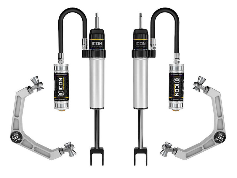 ICON 0-2" Lift, V.S. 2.5 Aluminum Series Shock System, Remote Reservoir, Billet for 20-26 GM 2500/3500 HD - 78734