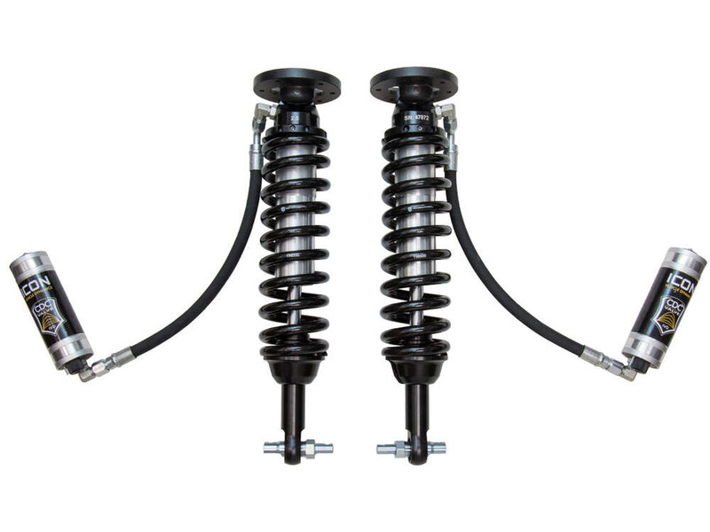 ICON 2-2.63" Lift, Front 2.5 VS RR/CDCV Coilover Kit for 15-20 F-150 4WD - 91811C
