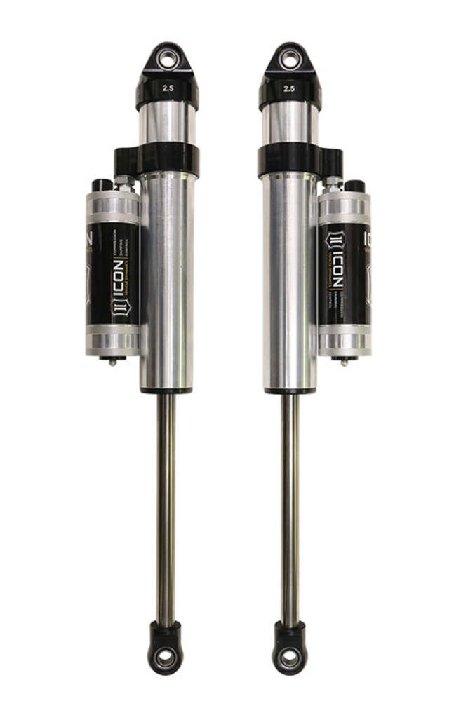ICON 0-3" Lift, Rear, V.S. 2.5 Aluminum Series Shock Absorbers, Piggyback Reservoir w/ CDCV, Pair for 04-08 F-150 2WD - 97710CP