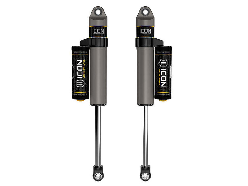 ICON 0-1" Lift, Rear, V.S. 2.5 Aluminum Series Shock Absorbers, Piggyback Reservoir, Pair for 09-25 F-150, 04-08 F-150 4WD - 97720P