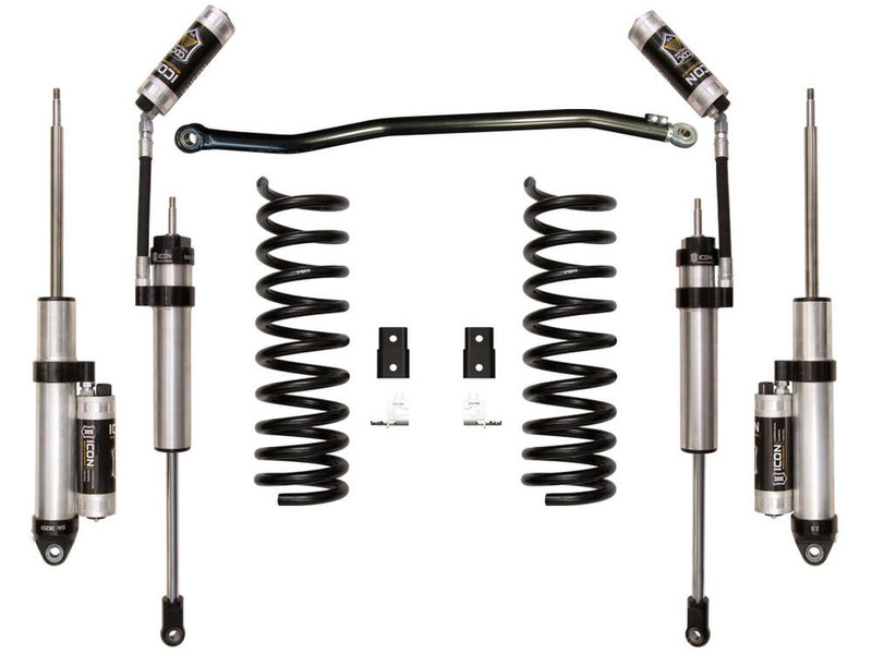 ICON 2.5" Lift, Stage 4 Suspension System w/ OEM Air Ride for 14+ RAM 2500 4WD - K212544A