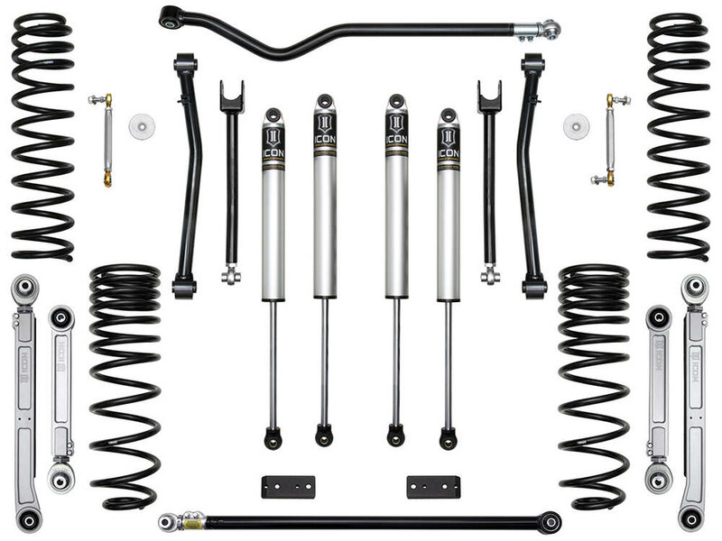 ICON 2.5" Lift, Stage 5 Suspension System, Billet UCA for 20+ Gladiator - K22105