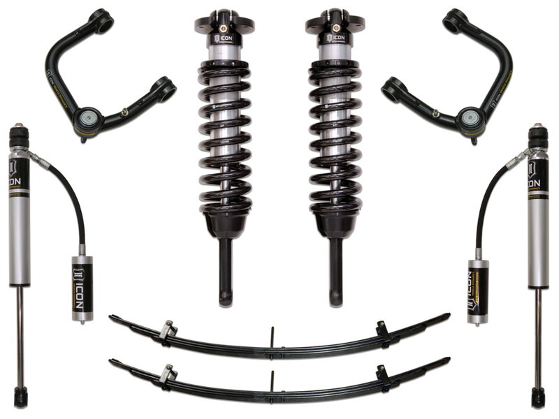 ICON Toyota Tacoma 0-3.5"/75" Stage 3 Suspension System w/Tubular UCA - K53003T