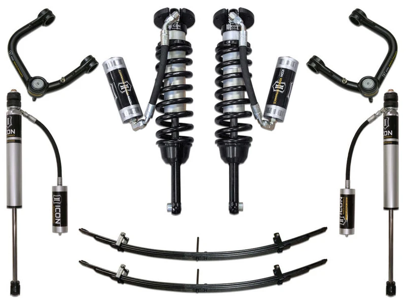 ICON Stage 4 Suspension System, Tubular for 05-15 Tacoma 0-3.5" Lift, 16-23 Tacoma 0-2.75" Lift - K53004T