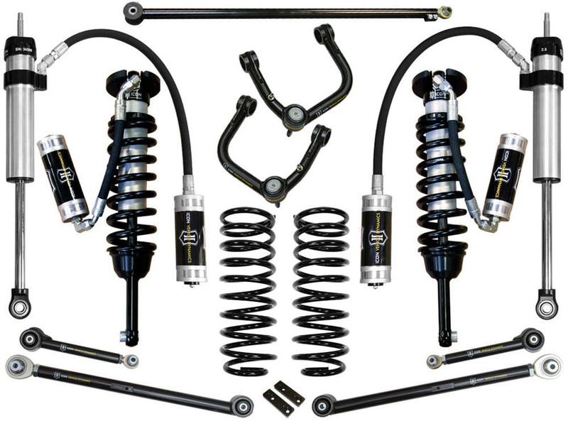 ICON 0-3.5" Lift Stage 6 Suspension System, Tubular UCA for 10-24 4Runner, 10-14 FJ Cruiser - K53066T