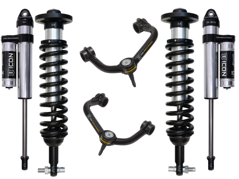 ICON F-150 4wd 0-2.63" Stage 3 Suspension System, Tubular - K93083T