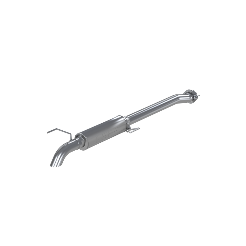 MBRP 3 1/2 Inch Cat Back Exhaust System Single Turn Down For 11-14 Ford F-150 Raptor 6.2L Crew Cab/Short Bed Extended Cab Short Bed Aluminized Steel - S5242AL