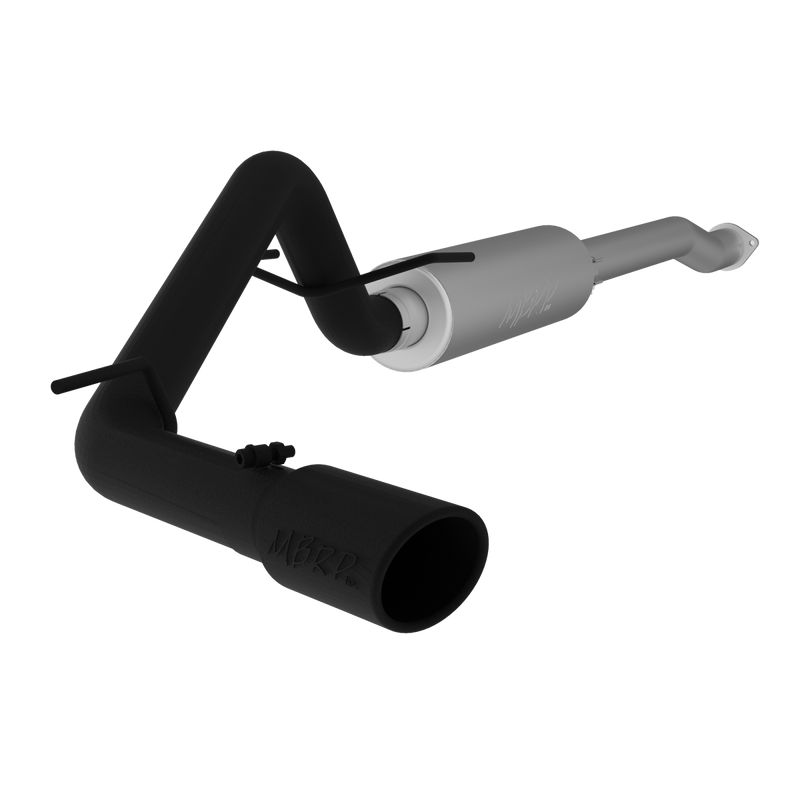 MBRP Toyota 3 Inch Cat Back Exhaust System For 16-23 Toyota Tacoma 3.5L Single Side Exit Black Series - S5338BLK