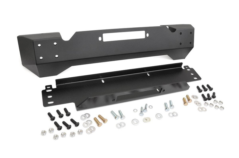 Rough Country Front Stubby Winch Bumper, Front for Jeep Wrangler TJ 97-06/Wrangler YJ 87-95 - 1012