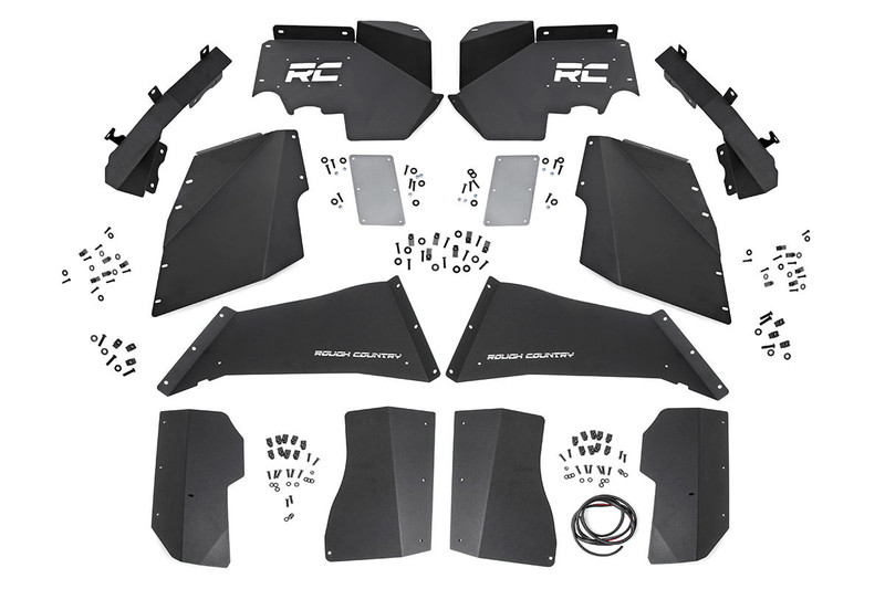 Rough Country Inner Fenders, Front/Rear for Jeep Wrangler JK 07-18 - 10511