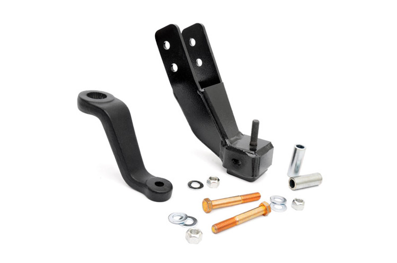 Rough Country Track Bar Bracket and Pitman Arm, Front for Jeep Wrangler TJ 97-06 - 1063