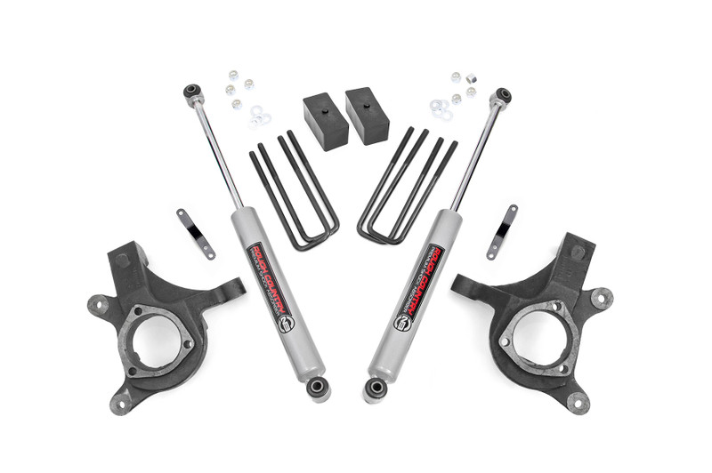 Rough Country Lift Knuckle, 3 in. Lift Kit for Chevy/GMC 1500 07-13 - 10730