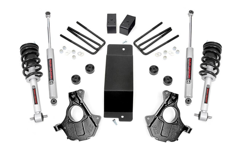 Rough Country 3.5 in. Lift Kit, N3 Strut, LCA, Cast Steel for Chevy/GMC 1500 07-13 - 11932