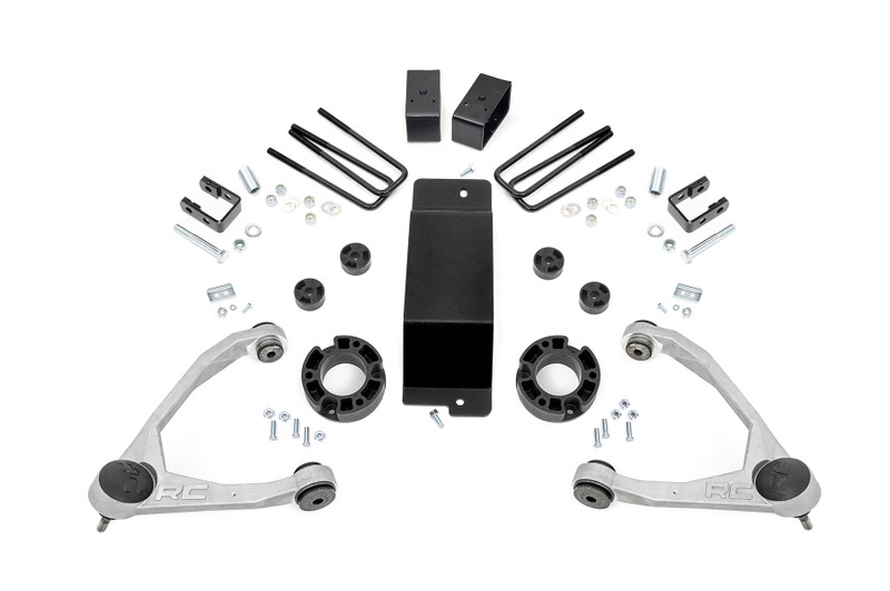 Rough Country 3.5 in. Lift Kit, Mag-ride, Alu/Cast Steel for GMC Sierra 1500 Denali 14-16 - 18901
