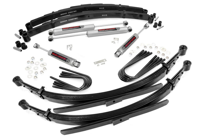 Rough Country 2 Inch Suspension Lift System 56 Inch Rear Springs 88-91 C20/K20/C25/K25 - 265-88-9230