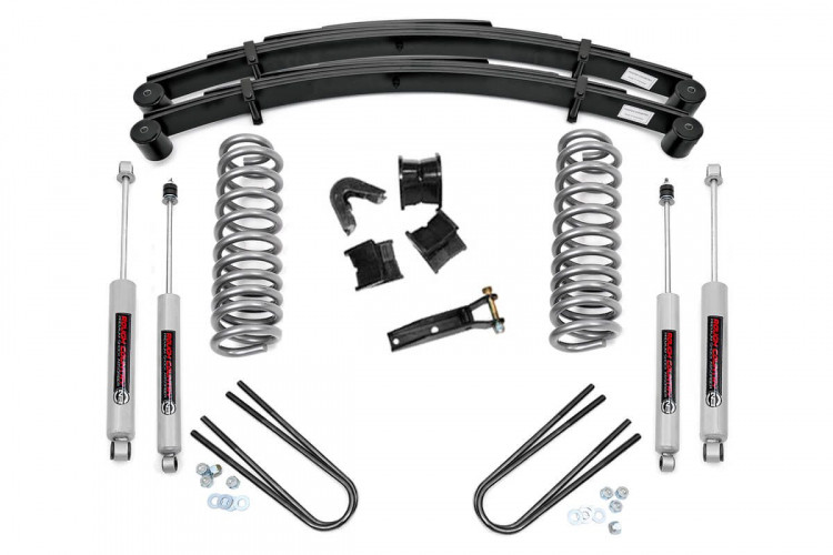 Rough Country 4 Inch Suspension Lift System 77-79 F-100/150 4WD - 500-77-79.20