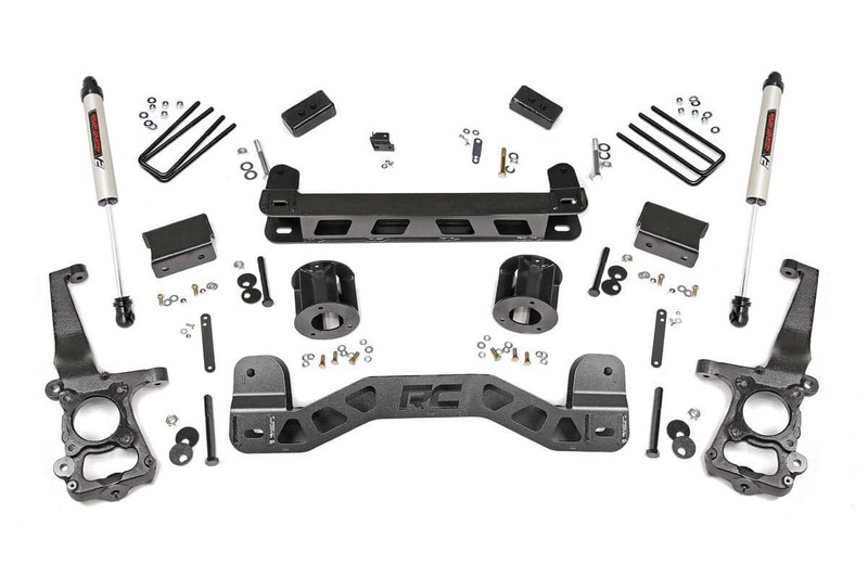 Rough Country 4 in. Lift Kit, V2, Rear for Ford F-150 2WD 15-20 - 55175