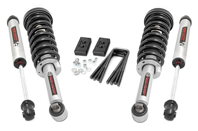 Rough Country 2 in. Lift Kit, N3 Struts/V2 for Ford F-150 4WD 21-23 - 57171