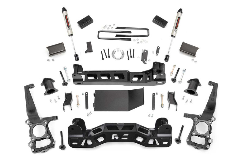 Rough Country 4 in. Lift Kit, V2 for Ford F-150 4WD 11-14 - 57470