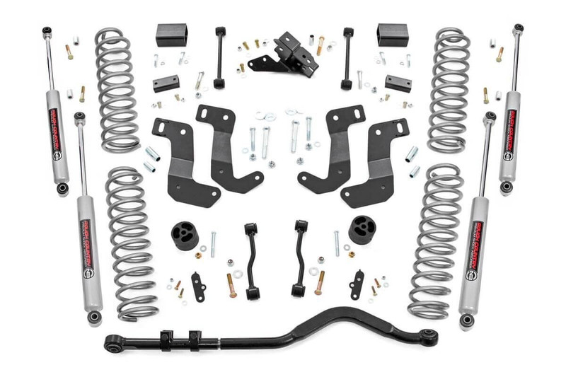 Rough Country 3.5 in. Lift Kit, C/A Drop, 2-Door for Jeep Wrangler JL 4WD 18-23 - 62930