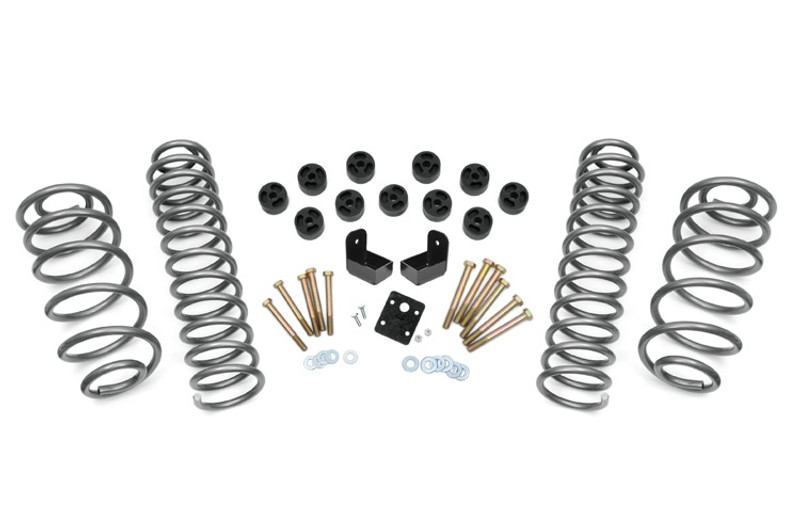 Rough Country 3.75 in. Lift Kit, Combo, 6 Cyl for Jeep Wrangler TJ 4WD 97-06 - 647