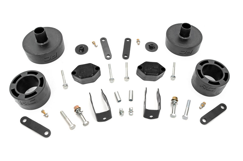 Rough Country 2.5 in. Lift Kit, Spacers for Jeep Wrangler JK 07-18 - 656