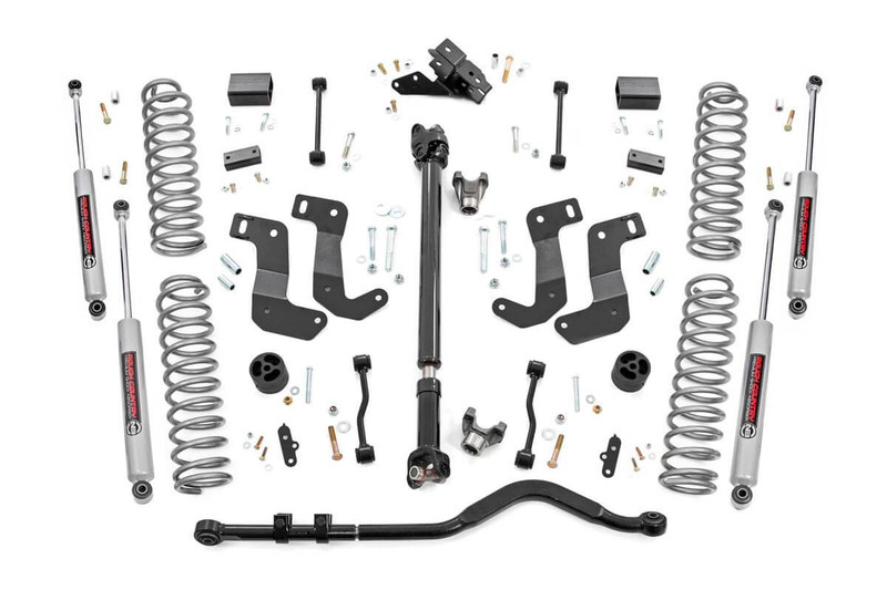 Rough Country 3.5 in. lift Kit, C/A Drop, D/S, Front for Jeep Wrangler JL 4WD 18-23 - 65431