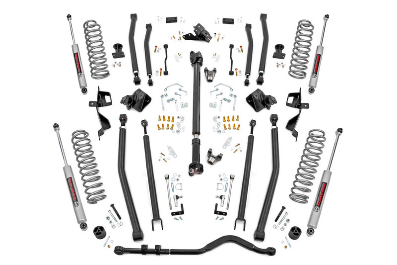 Rough Country 6 in. Lift Kit, Long Arm for Jeep Wrangler JL 4WD 18-23 - 66030