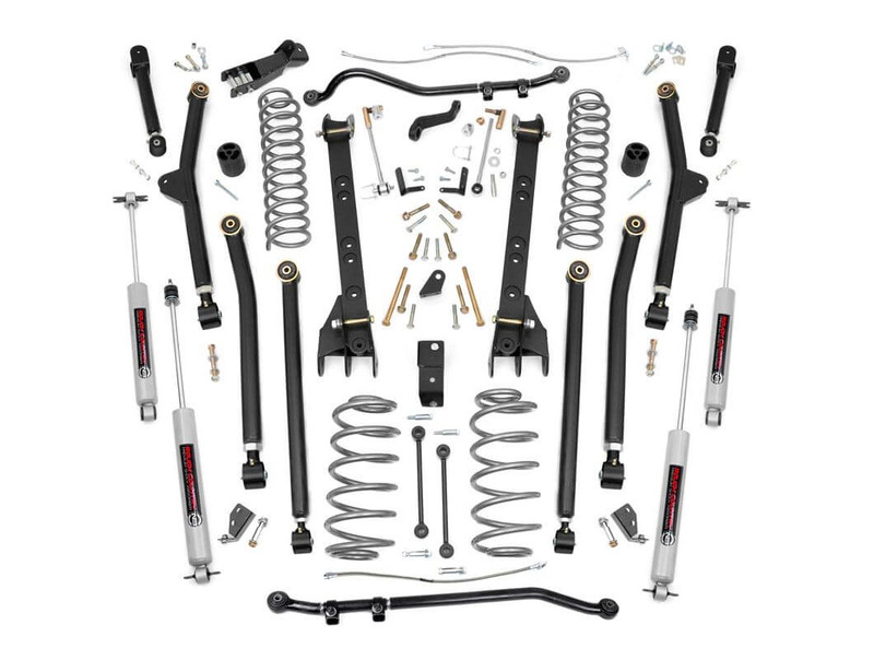 Rough Country 4 in. Lift Kit, X-Series for Jeep Wrangler TJ 4WD 97-06 - 66330