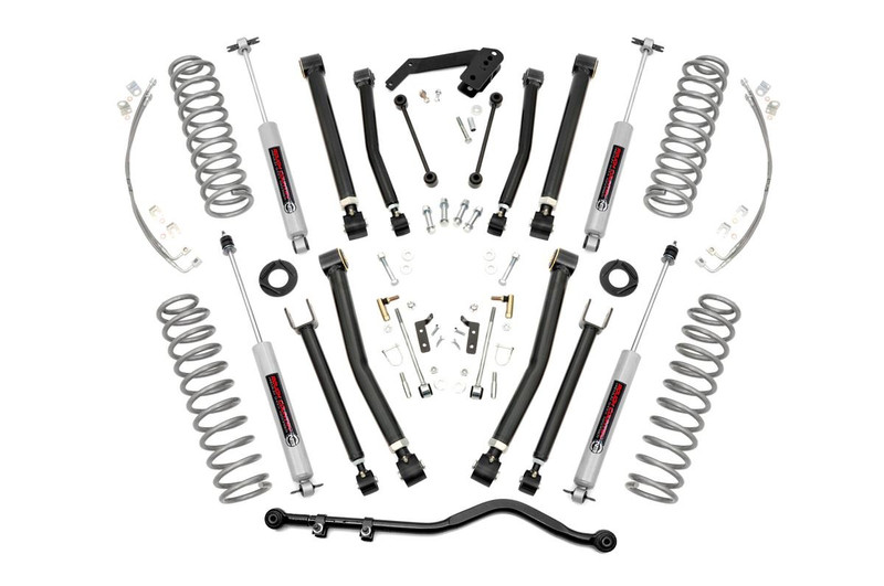 Rough Country 4 in. Lift Kit, X-Series for Jeep Wrangler JK 4WD 07-18 - 67330