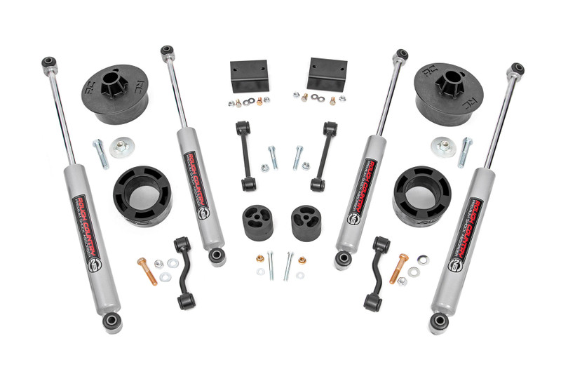 Rough Country 2.5 in. Lift Kit, Spacers, N3 for Jeep Wrangler JL 4WD 18-23 - 67730