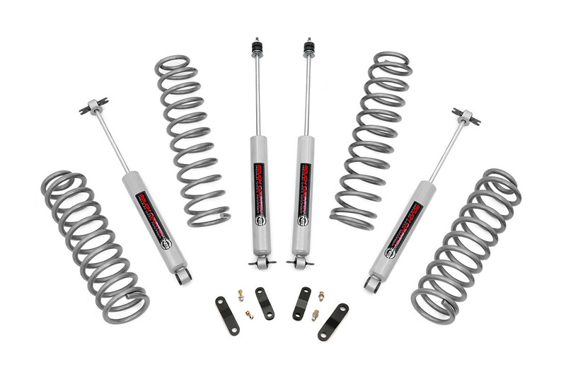 Rough Country 2.5 in. Lift Kit, Coils for Jeep Wrangler JK 2WD/4WD 07-18 - 67930