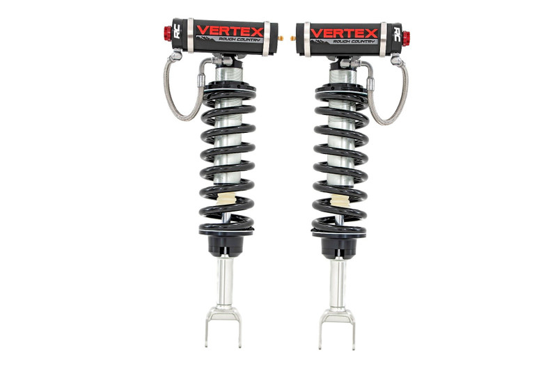 Rough Country Vertex 2.5 Adjustable Coilovers, 6 in., Front for Ram 1500 4WD 19-23 - 689021