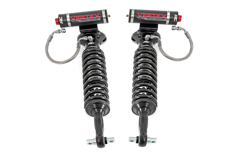 Rough Country Vertex 2.5 Adjustable Coilovers, 3 in., Front for Ford F-150 14-23 - 689033