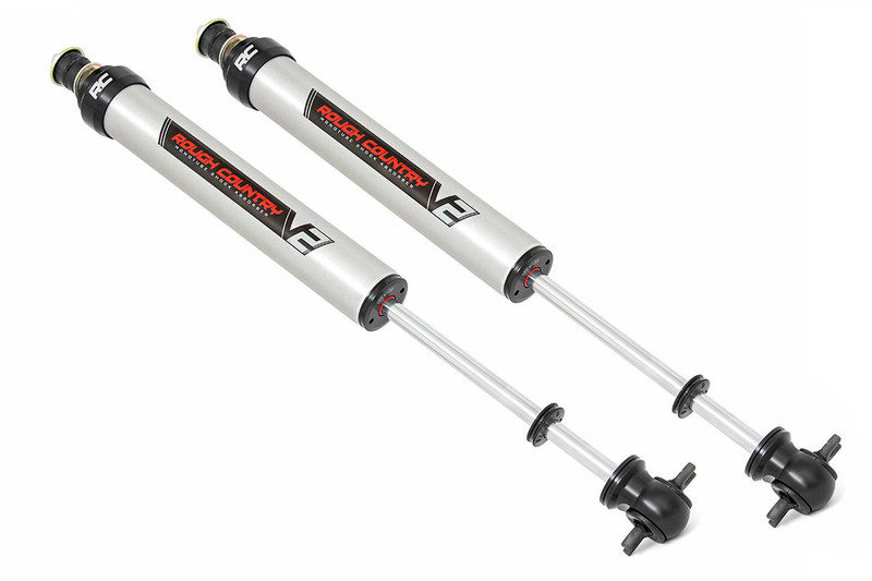 Rough Country V2 Front Shocks, 5-6.5 in., Front for Jeep Cherokee XJ 84-01/Wrangler TJ 97-06 - 760743_F