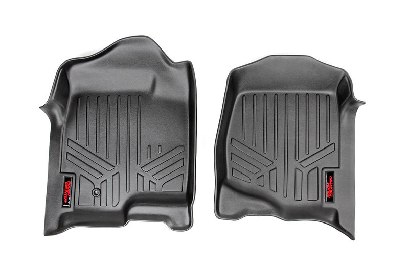 Rough Country Floor Mats, Front for Chevy/GMC 1500/2500HD/3500HD 07-13 - M-2071