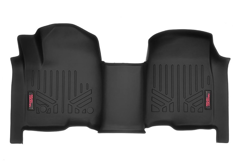 Rough Country Floor Mats, Over Hump, Front for Chevy/GMC 1500/2500HD/3500HD 19-23 - M-2165