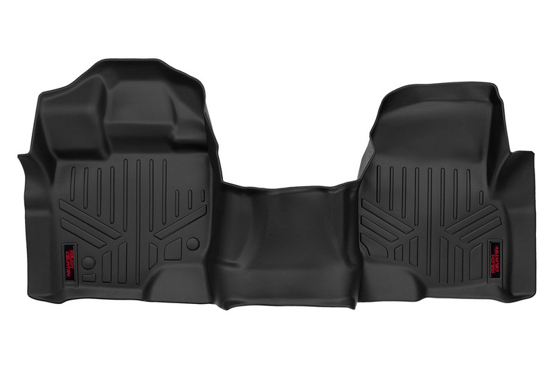 Rough Country Floor Mats, Over Hump, Front for Ford F-150 15-23 / F-150 Lightning 22-23 / Raptor 17-20 - M-5115