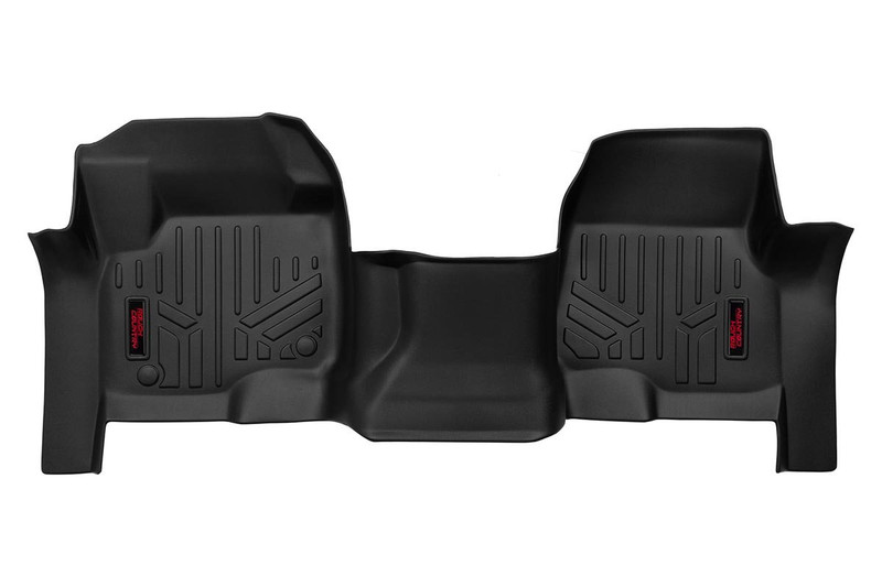 Rough Country Floor Mats, Over Hump, Front for Ford F-550 Super Duty/Super Duty 17-22 - M-5117