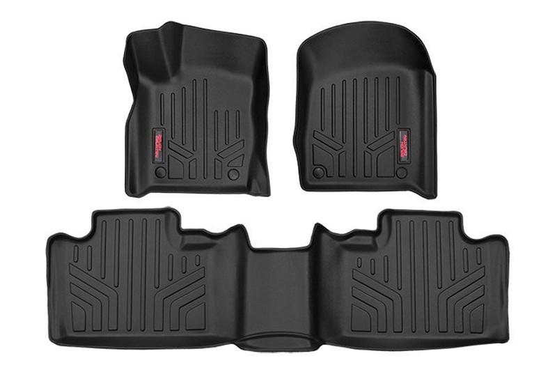 Rough Country Floor Mats, Front/Rear for Jeep Grand Cherokee 2WD/4WD 13-20 - M-60300