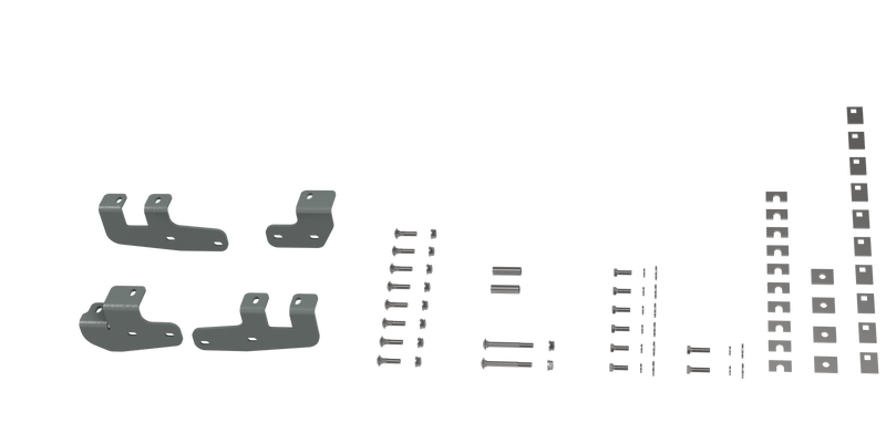 B & W Hitches Custom Installation Kit For Universal Mounting Rails For Some RAM Trucks - RVK2602