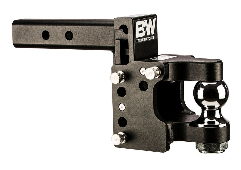 B & W Hitches 8" Blk T&S, 2" Ball Pintle - TS10055