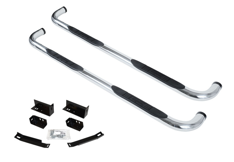 Go Rhino - 4000 Series SideSteps w/Mounts - Pol. Stainless - GM 1500/2500 HD Ext. Cab - 4058PS