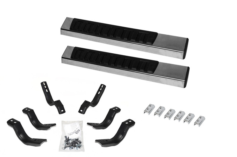 Go Rhino - 6" OE Xtreme II SideSteps w/Mounts - Pol. Stainless - F-150 Standard Cab - 6862412652PS