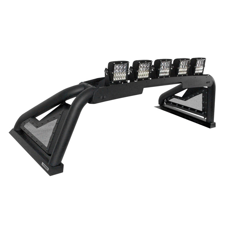 Go Rhino - Sport Bar 2.0 with Power Actuated Retractable Light Mount - Text. Black - 918600T